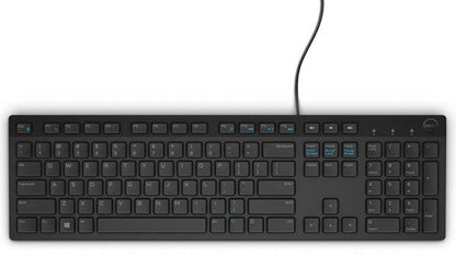 DELL KB216 keyboard Universal QWERTY Nordic Black