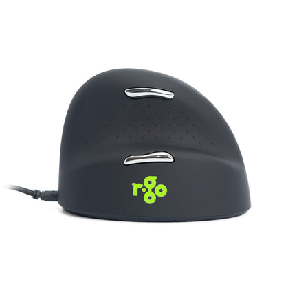 R-Go Tools Ergonomic mouse R-Go HE Break with break software, medium (hand size 165-185 mm), right-handed, Wired, black