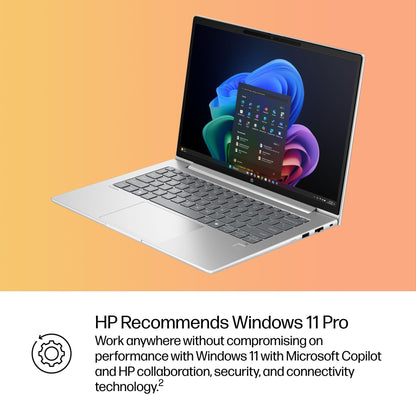HP ProBook 4 G1q Next Gen AI PC Copilot+ PC Snapdragon X1-26-100 Laptop 35.6 cm (14") WUXGA 16 GB LPDDR5x-SDRAM 512 GB SSD Wi-Fi 6E (802.11ax) Windows 11 Pro Silver