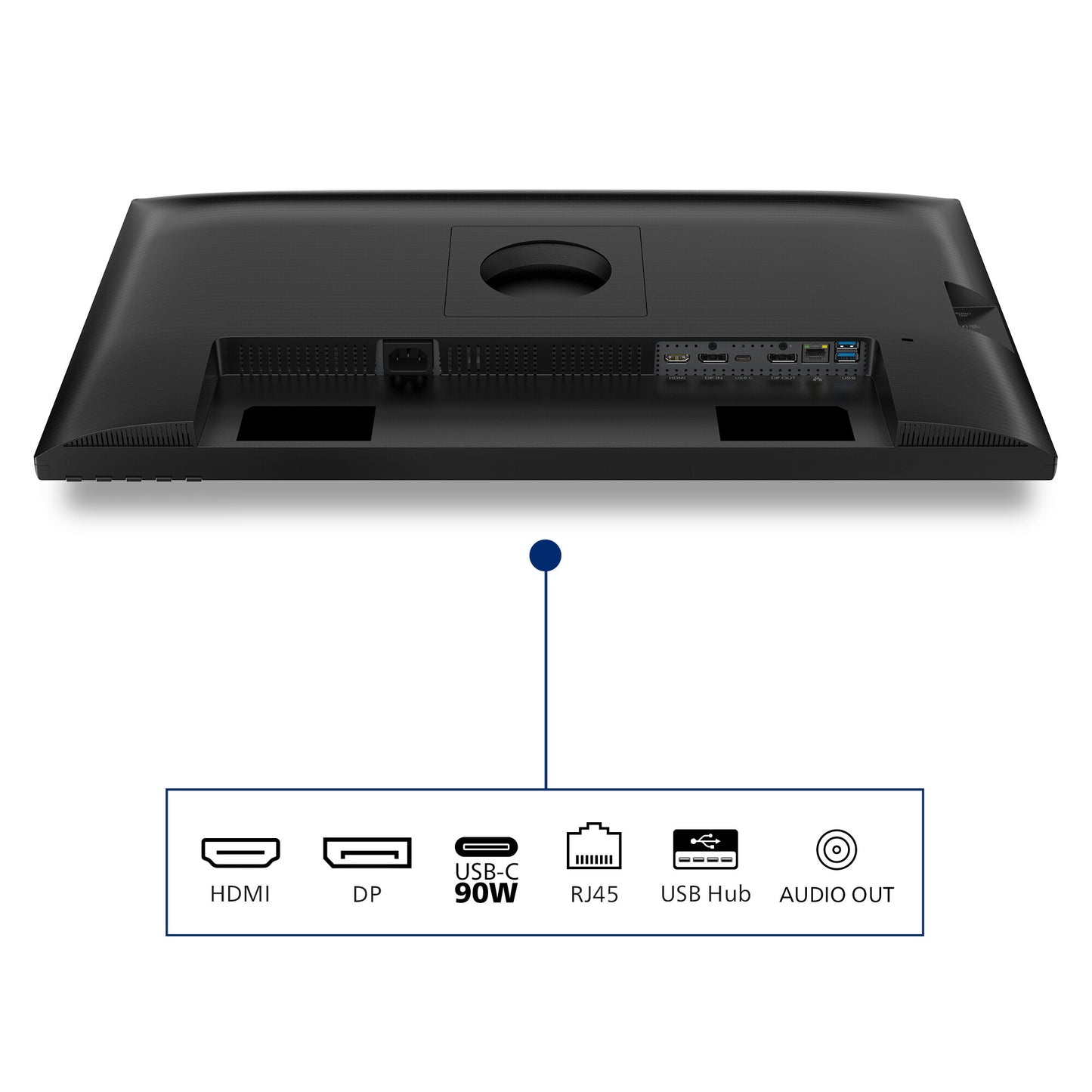 Philips 3000 series 27B2U3601/00 computer monitor 68.6 cm (27") 2560 x 1440 pixels Quad HD LCD Black