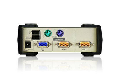 ATEN 2-Port USB - PS/2 VGA KVM Switch (KVM Cables included)