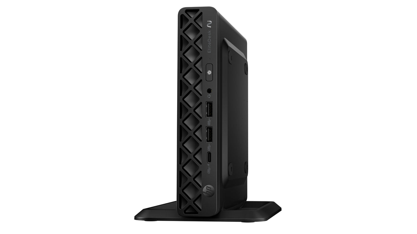 HP EliteDesk 8 G1a Next Gen Copilot+ PC AMD Ryzen™ AI 5 340 32 GB DDR5-SDRAM 1 TB SSD Windows 11 Pro Mini PC AI PC Black
