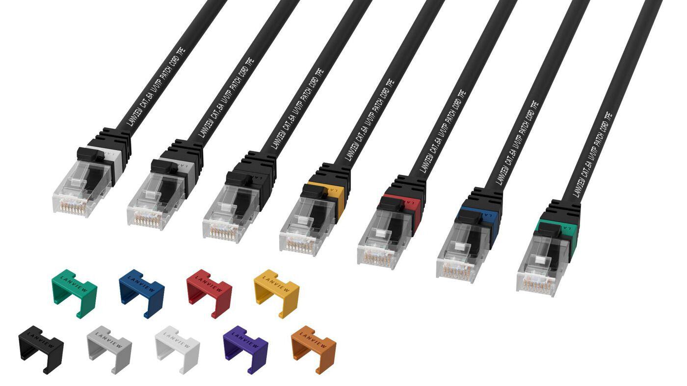 Lanview LV-UTP6A10B networking cable Black 10 m Cat6a U/UTP (UTP)