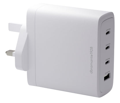dbramante1928 IT - UK W. Charger - 3xUSB-C 140W + 1xUSB-A - WHT