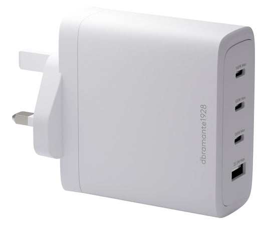 dbramante1928 IT - UK W. Charger - 3xUSB-C 140W + 1xUSB-A - WHT