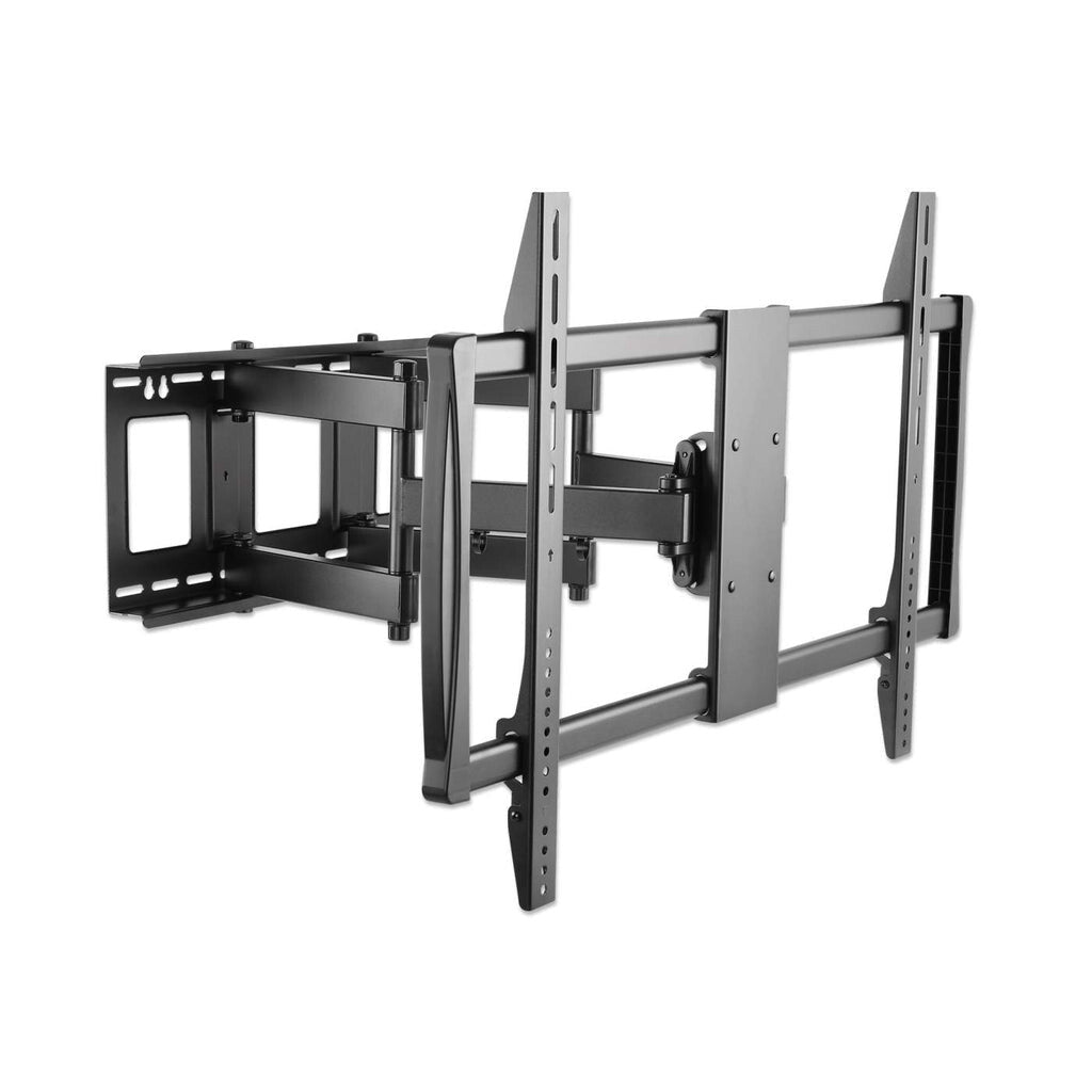 Manhattan TV & Monitor Mount, Wall, Full Motion, 1 screen, Screen Sizes: 60-100", Black, VESA 200x200 to 900x600mm, Max 80kg, LFD, Tilt & Swivel with 3 Pivots, Lifetime Warranty