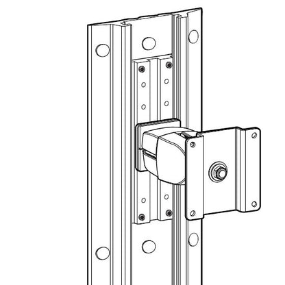 Ergotron Track Mount Bracket Kit Aluminium