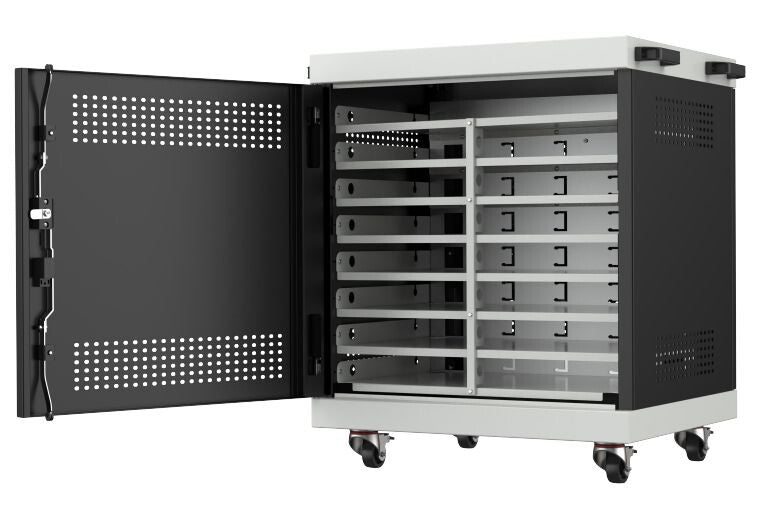 Lanview LVR14U6555BL-NOTEBOOK-LAPTOP portable device management cart/cabinet Black