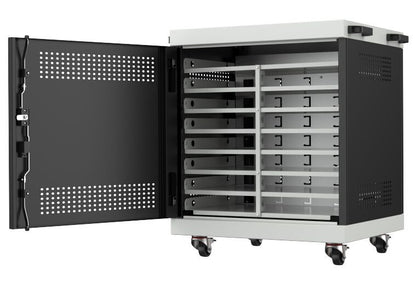 Lanview LVR14U6555BL-NOTEBOOK-LAPTOP portable device management cart/cabinet Black