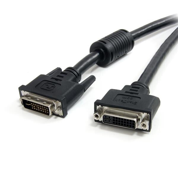 StarTech.com 10 ft DVI-I Dual Link Digital Analog Monitor Extension Cable M/F