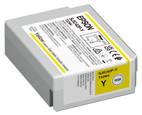 Epson SJIC42P-Y Ink cartridge for ColorWorks C4000e ( Yellow)