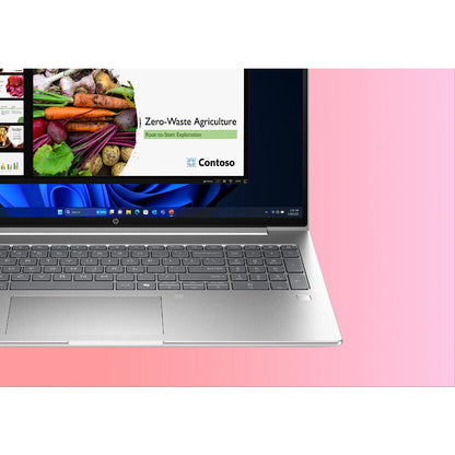 HP ProBook 4 G1iR Intel Core 5 120U Laptop 40.6 cm (16") WUXGA 16 GB DDR5-SDRAM 256 GB SSD Wi-Fi 6E (802.11ax) Windows 11 Pro Silver