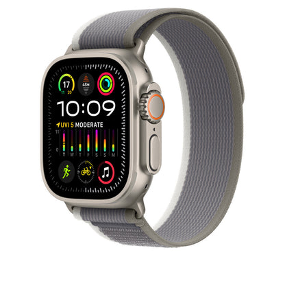 Apple 49mm Green/Grey Trail Loop - M/L