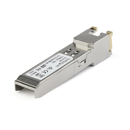 StarTech.com Juniper SFP-1GE-T Compatible SFP Module - 1000BASE-T - SFP to RJ45 Cat6/Cat5e - 1GE Gigabit Ethernet SFP - RJ-45 100m