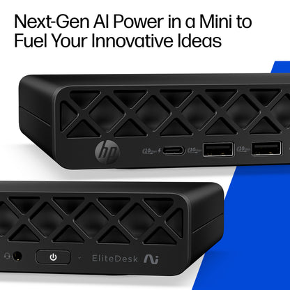 HP E22VBEA PC/workstation Copilot+ PC 445 16 GB DDR5-SDRAM 512 GB SSD Windows 11 Pro Mini PC AI PC
