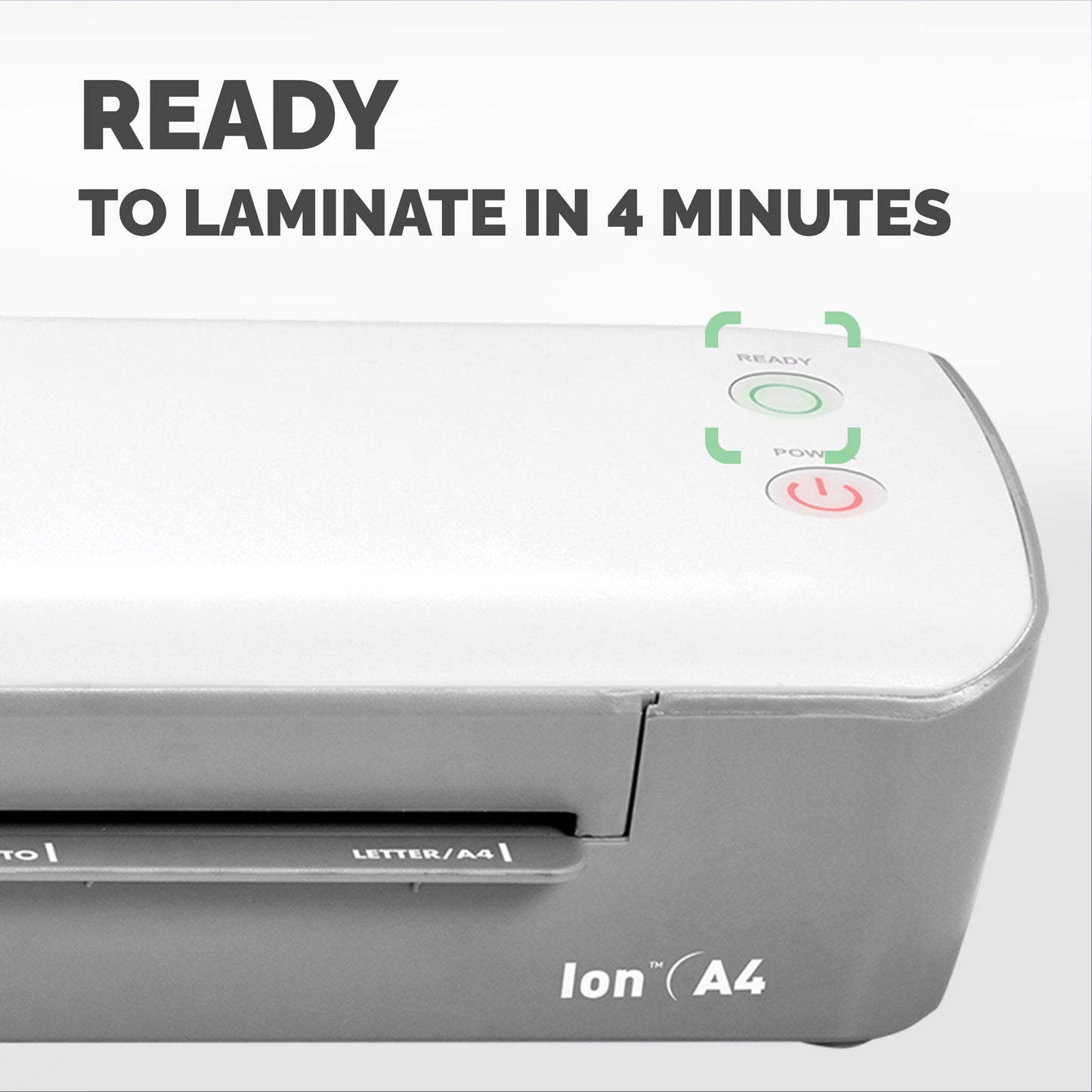 Fellowes A4 Laminator Machine Ion A4 Laminating Machine 80 to 125 Micron 10 Laminating Pouch Starter Pack Included
