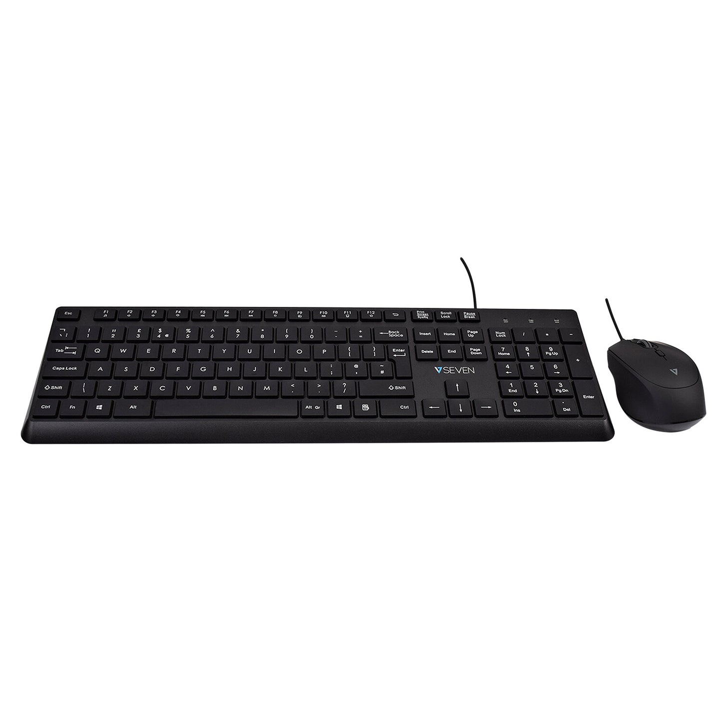 V7 CKU350UK USB Keyboard and Mouse Combo - UK Layout