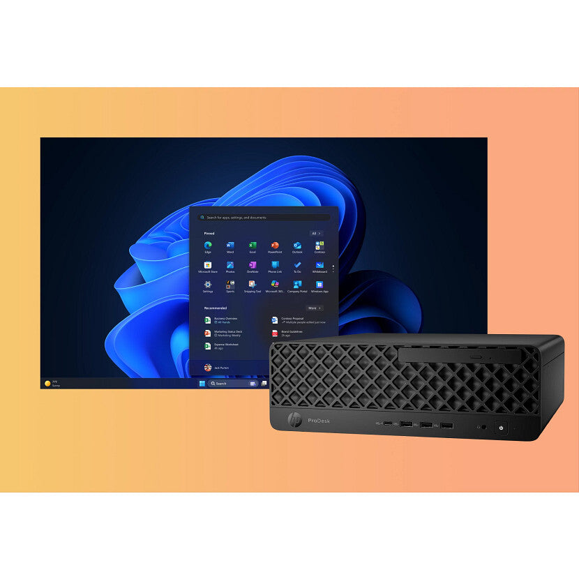 HP ProDesk 4 SFF G1i AI Wolf Pro Security Edition Intel Core Ultra 5 235 16 GB DDR5-SDRAM 512 GB SSD Windows 11 Pro PC AI PC Black