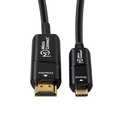Microconnect USB3.1CHDMI15OP video cable adapter 15 m USB Type-C HDMI Black