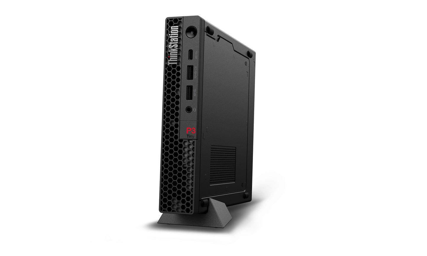 Lenovo ThinkStation P3 Tiny Gen 2 Intel Core Ultra 7 265 32 GB DDR5-SDRAM 1 TB SSD NVIDIA RTX A400 Windows 11 Pro Workstation Black