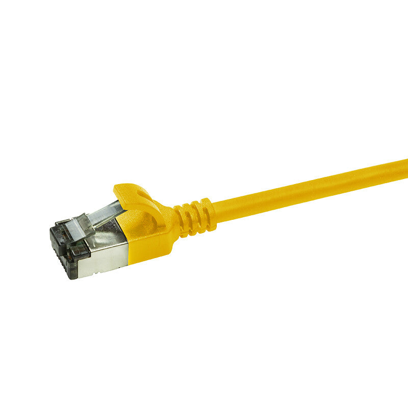 LogiLink CQ9037S networking cable Yellow 1 m Cat6a S/FTP (S-STP)