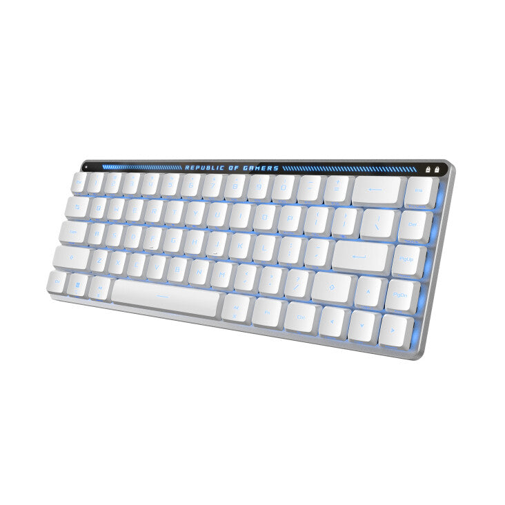 ASUS ROG Falchion RX Low Profile keyboard Mouse included Gaming USB + RF Wireless + Bluetooth White