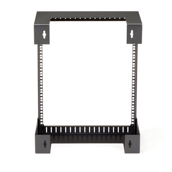 StarTech.com 2-Post 12U Heavy-Duty Wall-Mount Network Rack, 19" Open Frame Server Rack, 12" Deep, Wall Mount Data Rack for IT / AV / Patch Panel / Computer Equipment - Cage Nuts & Screws Included