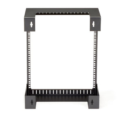 StarTech.com 2-Post 12U Heavy-Duty Wall-Mount Network Rack, 19" Open Frame Server Rack, 12" Deep, Wall Mount Data Rack for IT / AV / Patch Panel / Computer Equipment - Cage Nuts & Screws Included