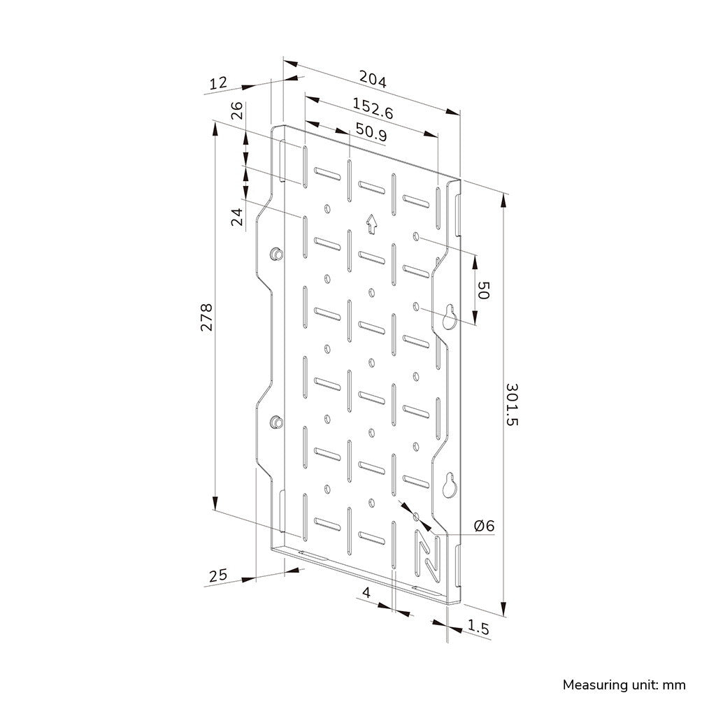 Neomounts AV hardware rack