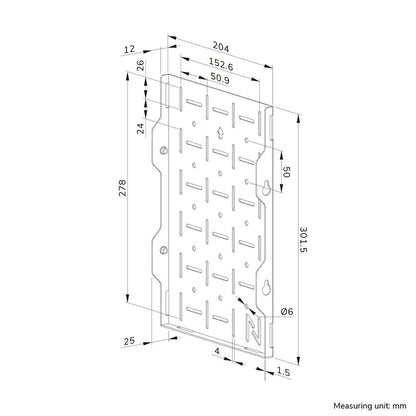 Neomounts AV hardware rack