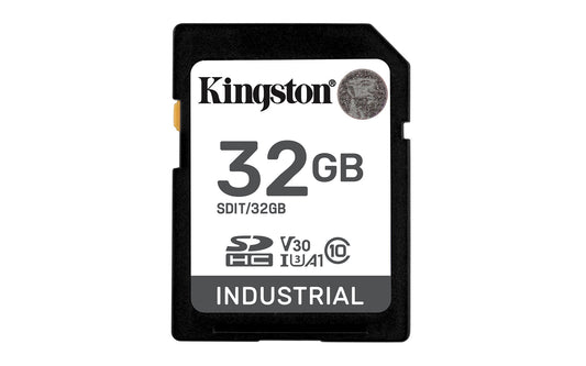 Kingston Technology 32G SDHC Industrial pSLC memory card, 32GB, Class 10
