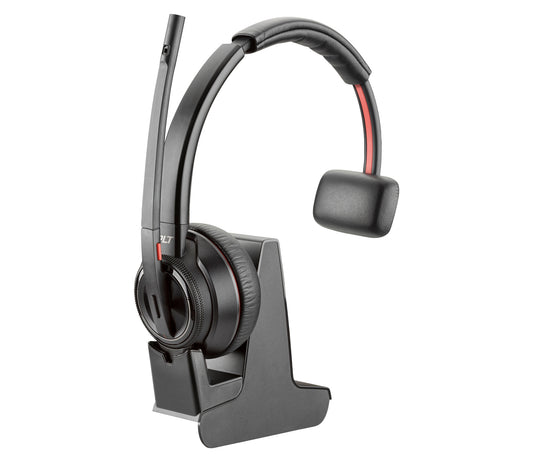 Poly Savi 8210 UC DECT 1880-1900 MHz USB-A headset, Head-band, Wired connection, Boom microphone, Calls/Music