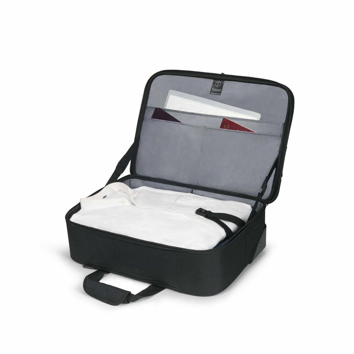 DICOTA D32043-RPET laptop case 43.9 cm (17.3") Trolley case Black