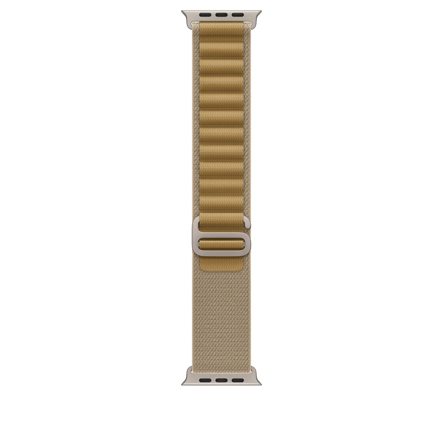Apple 49mm Tan Alpine Loop - Medium - Natural Titanium Finish
