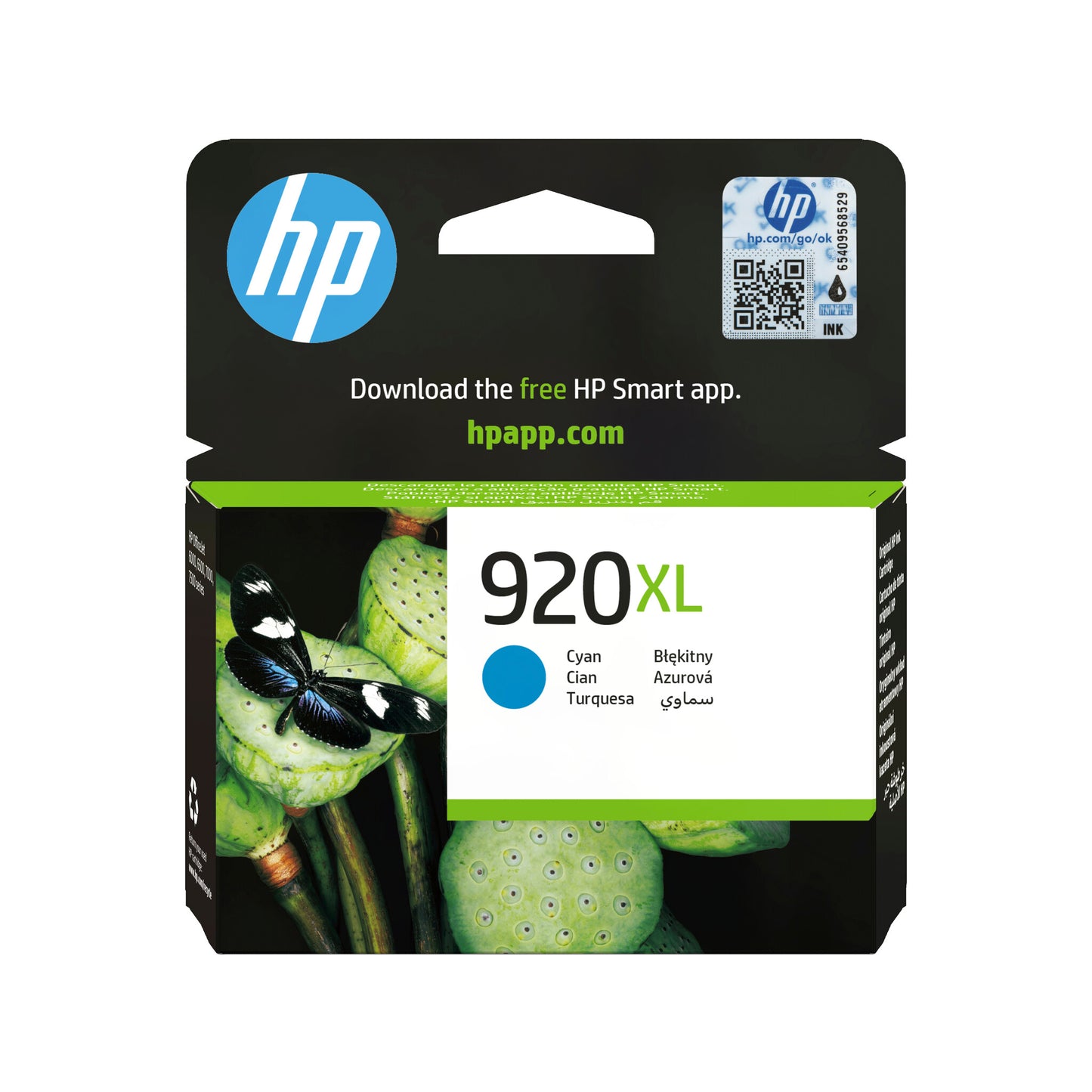 HP 920XL High Yield Cyan Original Ink Cartridge