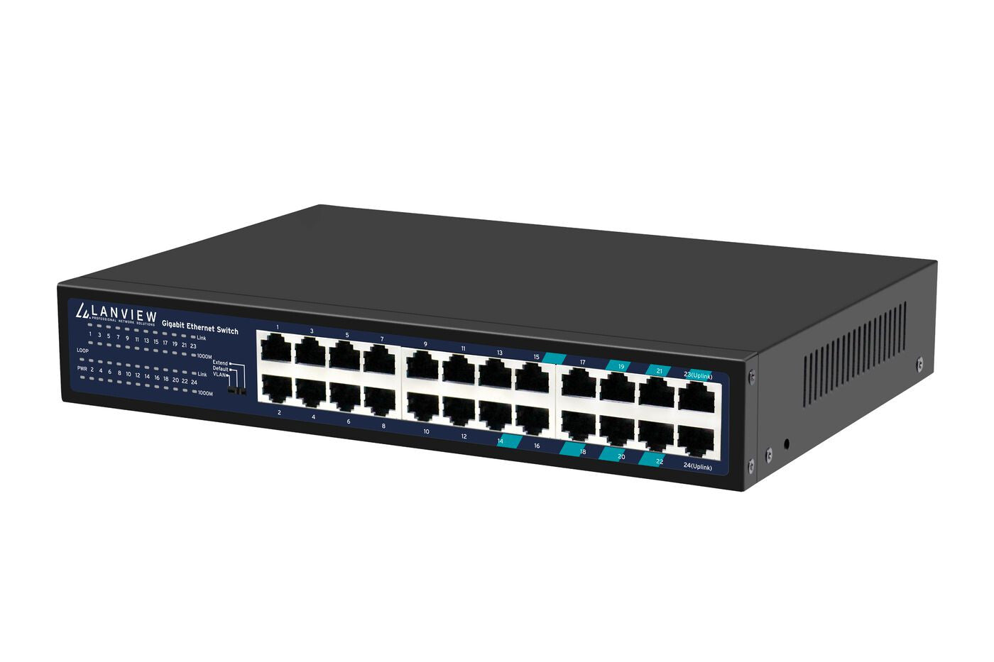 Lanview LVN-1U-24PORT-1G network switch Unmanaged Gigabit Ethernet (10/100/1000)