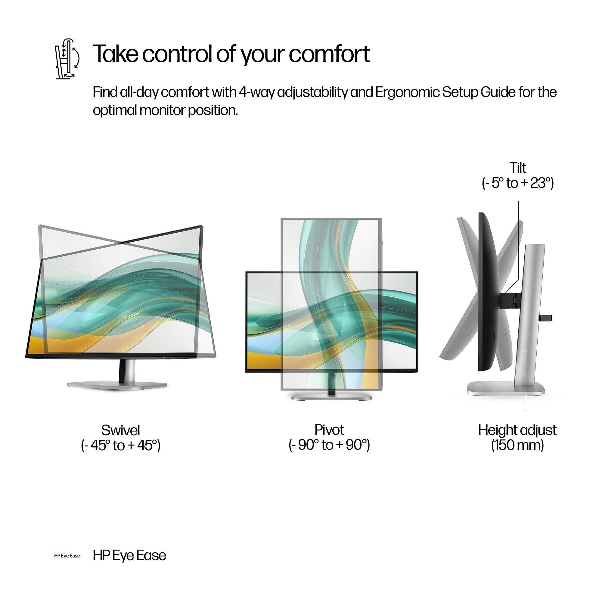 HP Series 5 Pro 23.8 inch FHD No Stand Monitor - 524pf