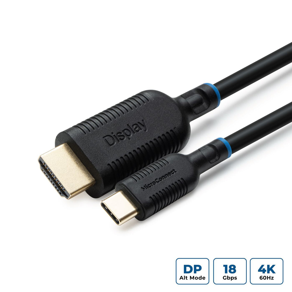 Microconnect MC-USBCHDMI1 video cable adapter 1 m HDMI Type A (Standard) Black