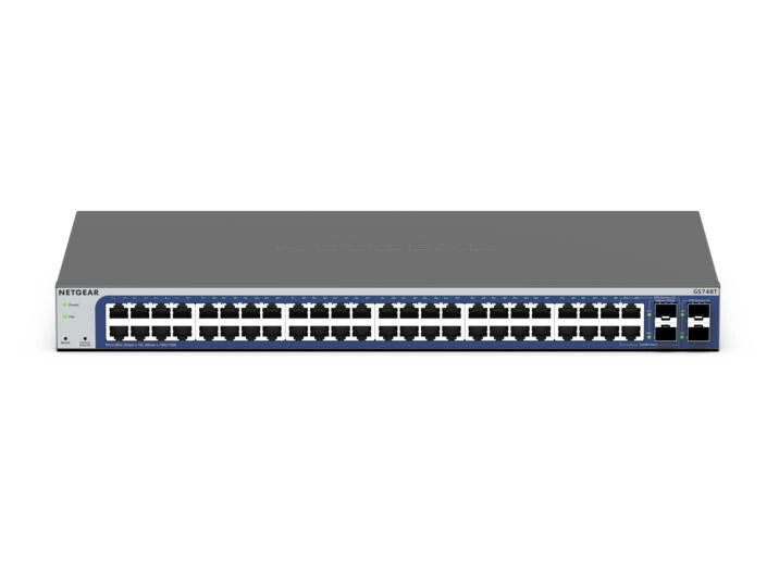 NETGEAR GS748T Managed L2/L3/L4 Gigabit Ethernet (10/100/1000) Black, Grey