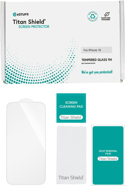 eSTUFF ES501432-50BULK mobile phone screen/back protector Clear screen protector Apple 1 pc(s)