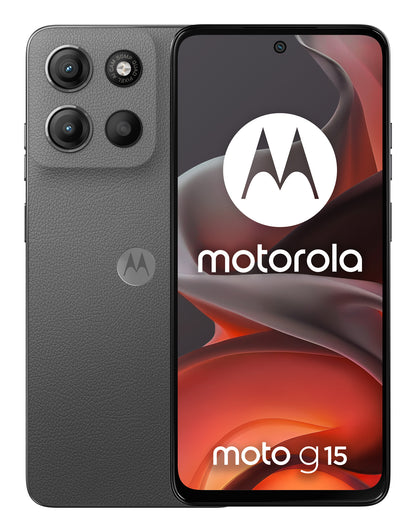 Motorola moto g15 17.1 cm (6.72") Dual SIM Android 15 4G USB Type-C 4 GB 128 GB 5200 mAh Grey