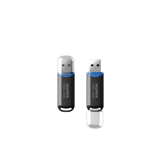ADATA 32GB C906 USB flash drive, black