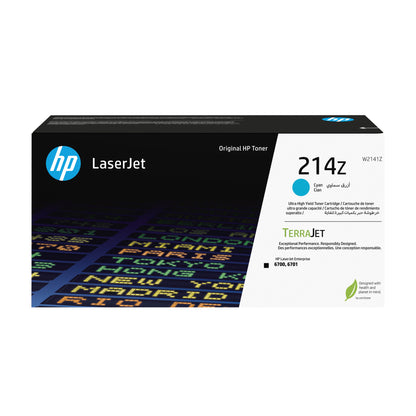 HP 214Z Ultra High Yield Cyan Original LaserJet Toner Cartridge