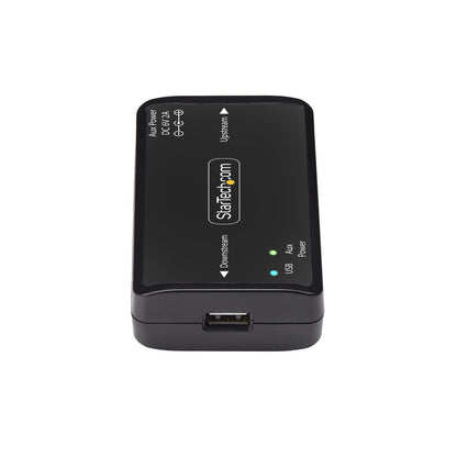 StarTech.com USB Galvanic Isolator, Up To 6KV, Electrical Noise Isolator, IP40, DIN Rail Mount, Isolated Power Filter, USB 2.0/1.1, 5V/250mA, Plug-and-Play, TAA