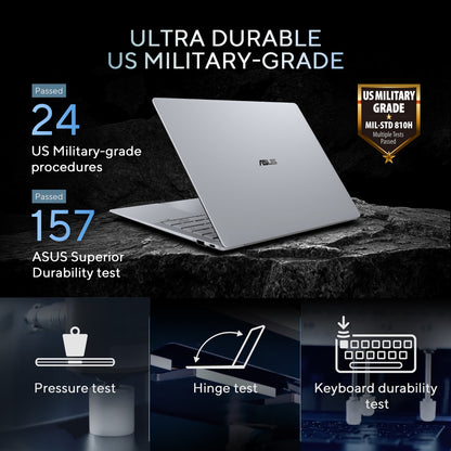 ASUS ExpertBook Ultra B9406CA-GX931X Copilot+ PC Intel Core Ultra X9 388H Laptop 35.6 cm (14") Touchscreen WQXGA+ 32 GB LPDDR5x-SDRAM 1 TB SSD Wi-Fi 7 (802.11be) Windows 11 Pro Grey QWERTY UK English