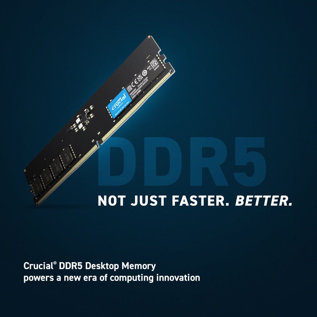 Crucial CT32G56C46U5T memory module 32 GB 1 x 32 GB DDR5 288-pin DIMM ECC