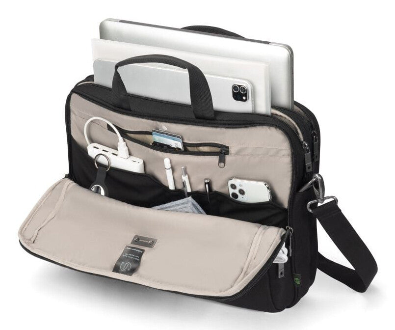 DICOTA D32166-RPET laptop case 40.6 cm (16") Briefcase Black