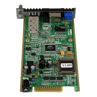 StarTech.com Gigabit Ethernet Fiber Media Converter Card Module with Open SFP Slot