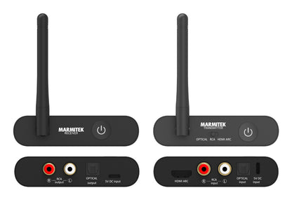 Marmitek Audio Anywhere 730 AV transmitter & receiver Black