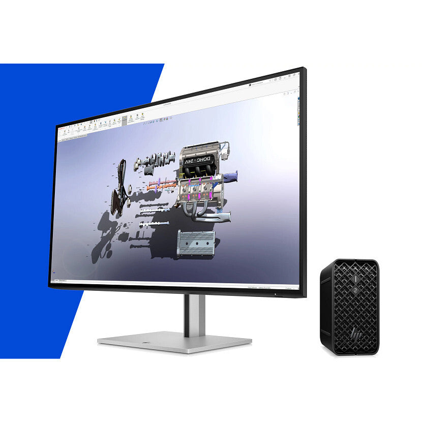 HP Z2 G1a Wolf Pro Security Edition Copilot+ PC AMD Ryzen AI Max PRO 390 64 GB LPDDR5x-SDRAM 1 TB SSD Windows 11 Pro Mini PC Workstation AI Workstation, AI PC Black